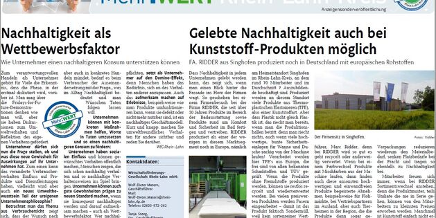 Mehrwert für die Umgebung