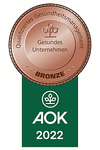 AOK Siegel gesundes Unternehmen bronze 2022