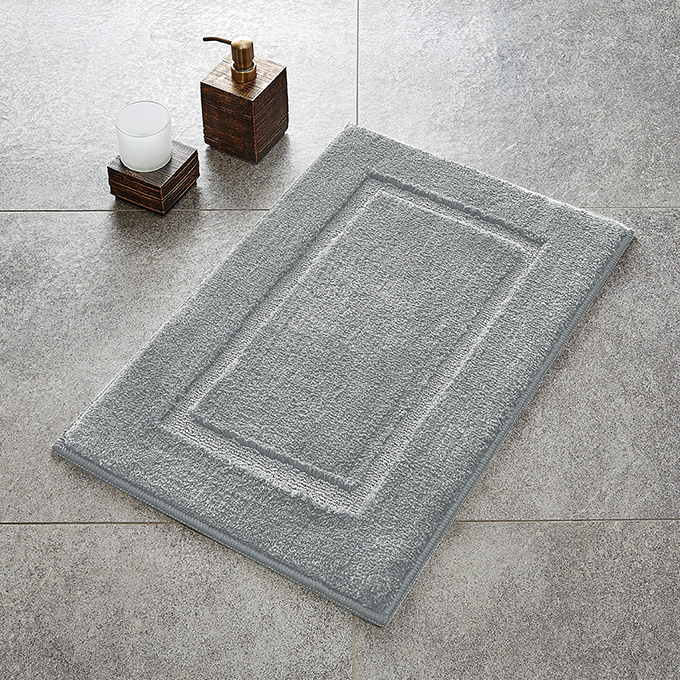 Teppich in grau mit Maserung