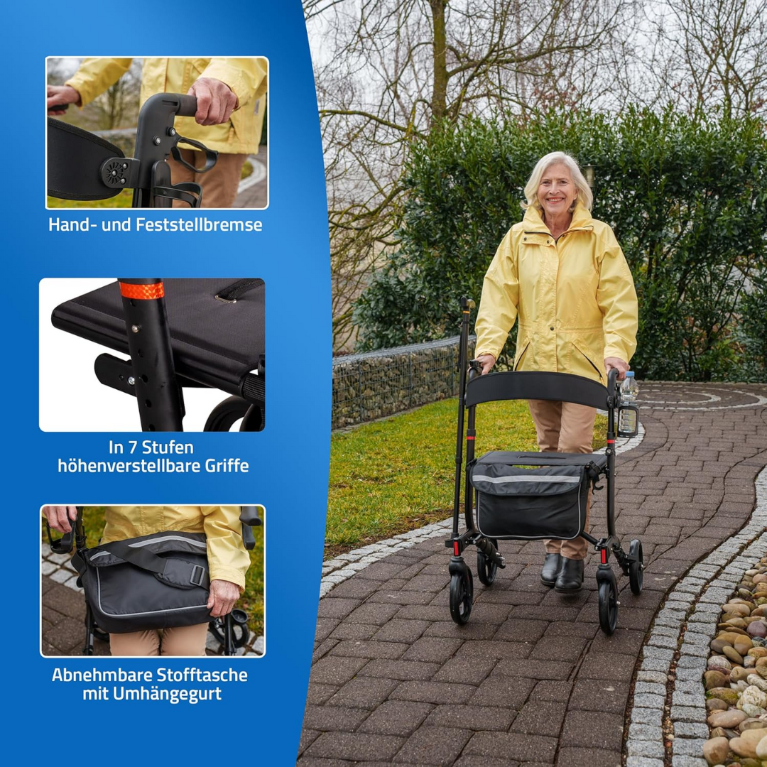 Ridder Rollator BlackComfort Features