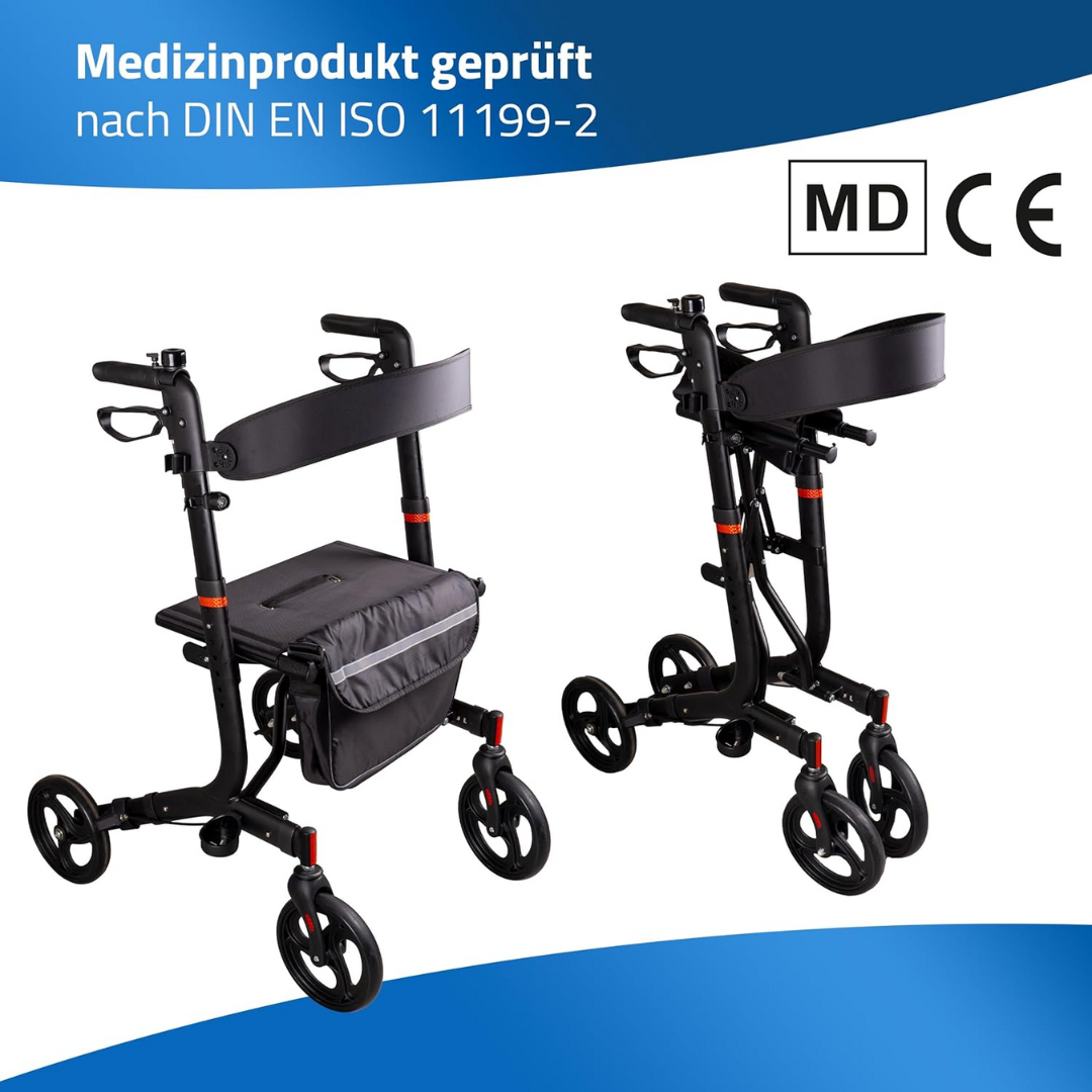 Ridder Rollator BlackComfort Medizinprodukt